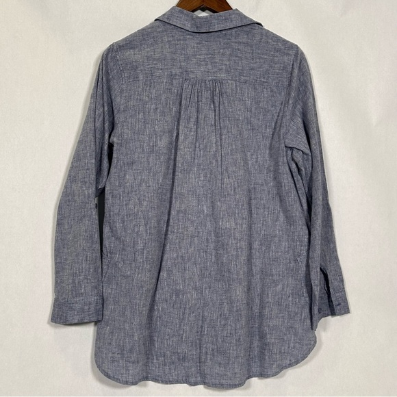 Jones New York Linen/Cotton Blend Tunic Blouse - Picture 2 of 11